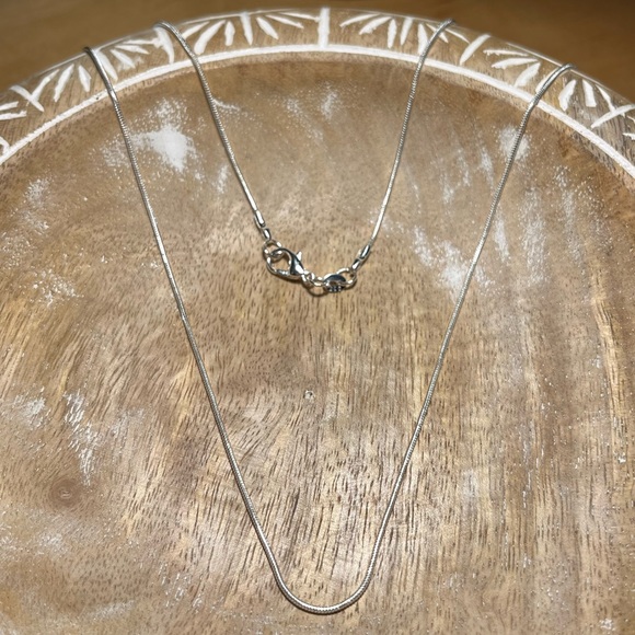 NWOT Snake Chain 925 Sterling Silver Necklace - Picture 1 of 9